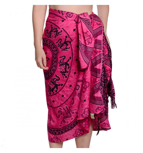 Canga Alma de Praia Mandala Elefante - 3