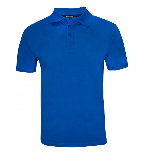 Camisa Polo Alma de Praia Collors Azul com Elastano