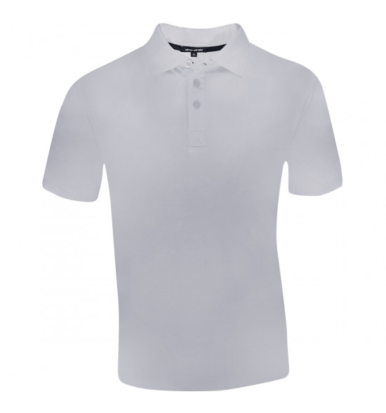 Camisa Polo Alma de Praia Collors Branco com Elastano