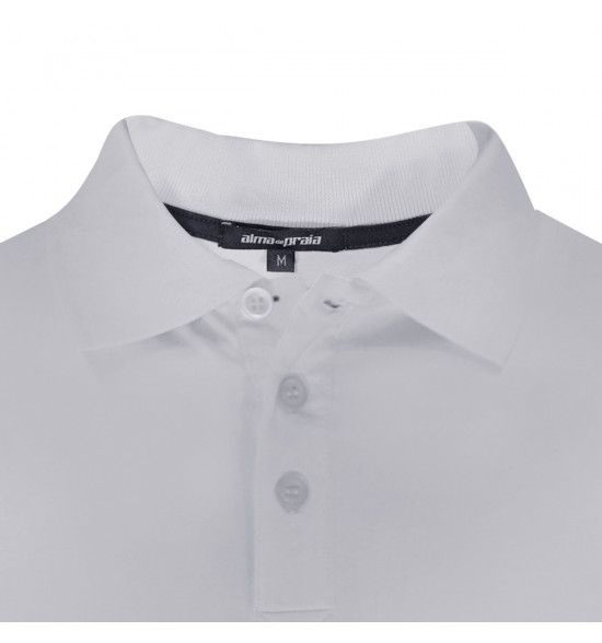 Camisa Polo Alma de Praia Collors Branco com Elastano - 2