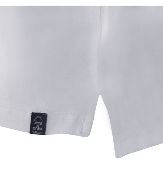Camisa Polo Alma de Praia Collors Branco com Elastano - 3
