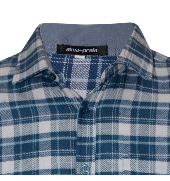 Rx Camisa Alma de Praia Flanelada Xadrez - 2