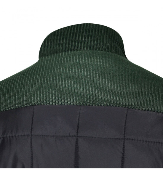 Rx Jaqueta Alma de Praia SuperSonic Preta com Tricô Verde LIQUIDAÇÃO - 10