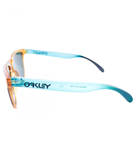 Óculos Oakley Frogskins Surf Collection Ochre and Blue/Lente Dark Grey - 4