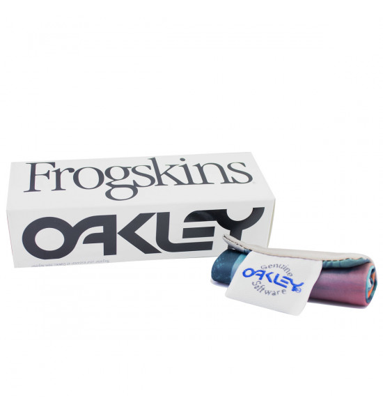 Óculos Oakley Frogskins Surf Collection Ochre and Blue/Lente Dark Grey - 5