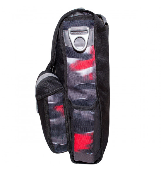 Mala Oakley Dry Goods Vertical Bag Preta com Vermelho LANÇAMENTO - 3