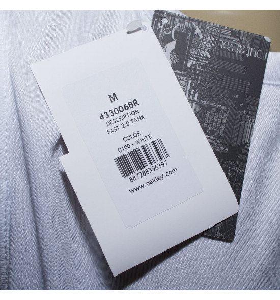 Regata Oakley Fitness Wind 2.0 Branca LIQUIDAÇAO - 6