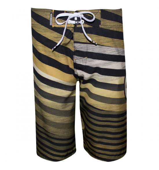 Bermuda Água Oakley Blocked Stripe Boardshort Dourada LIQUIDAÇAO