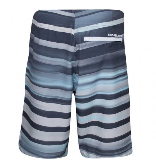 Bermuda Água Oakley Shadow Blue Boardshort - 6