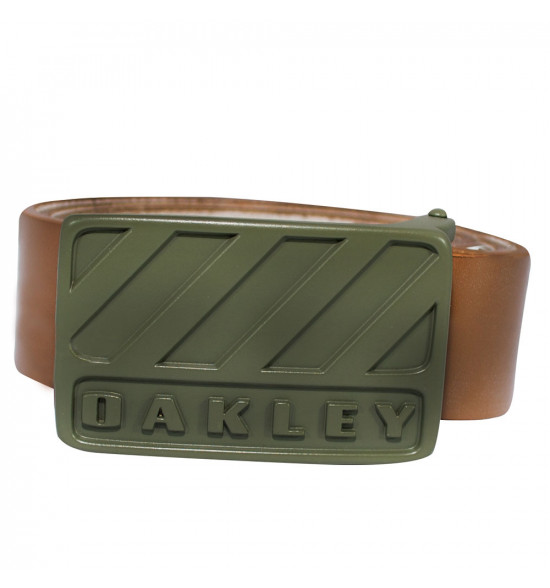 Cinto Oakley Couro Halifax Belt Marrom