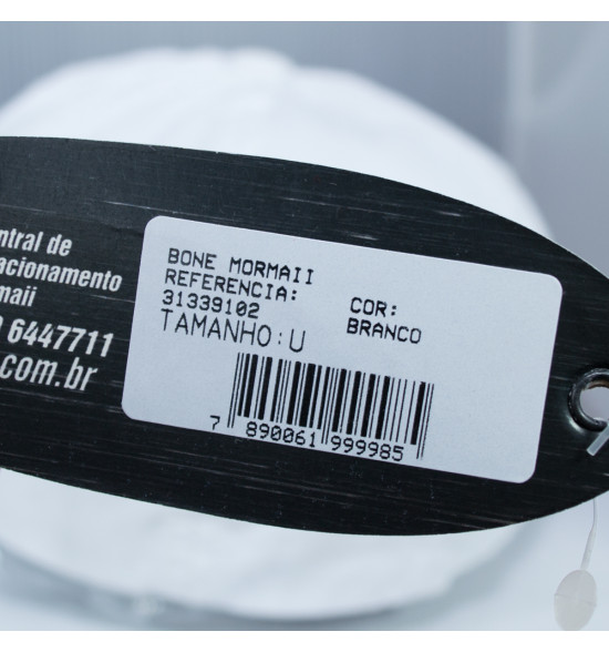 Boné Mormaii Básico Branco Com Logo Bordado LANÇAMENTO EM PROMOÇÃO - 4