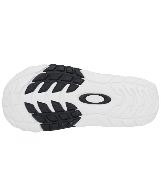 Chinelo Oakley Slide Octane Preto com Branco - 6