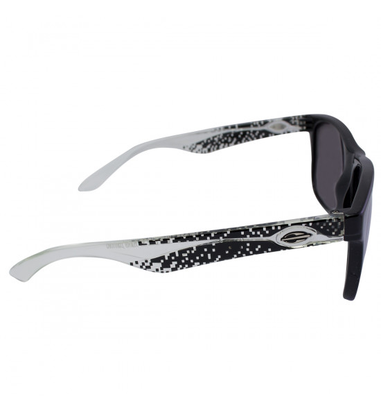 Óculos Mormaii Lances Preto e Banco/Lente Cinza Degrade - 3