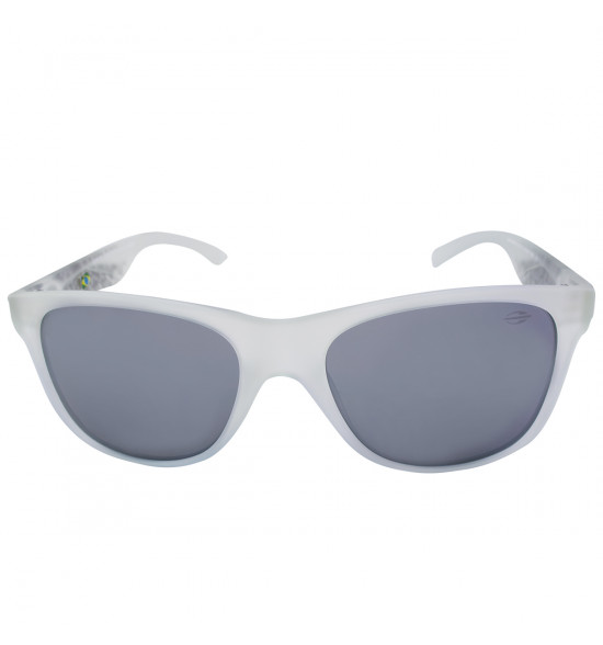 Óculos Mormaii Lances Branco Fosco/Lente Prata Espelhada - 2