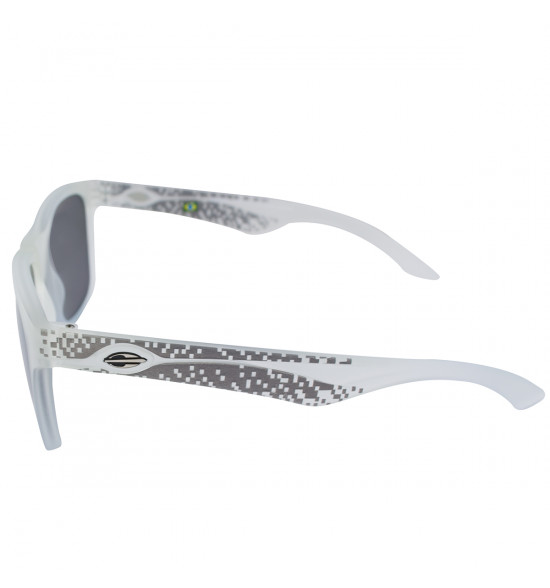 Óculos Mormaii Lances Branco Fosco/Lente Prata Espelhada - 4
