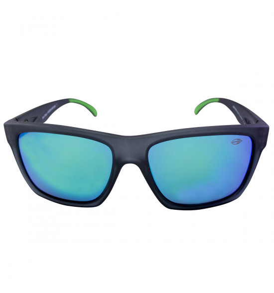 Óculos Mormaii San Diego Chumbo Fosco/ Lente Verde Espelhada - 2