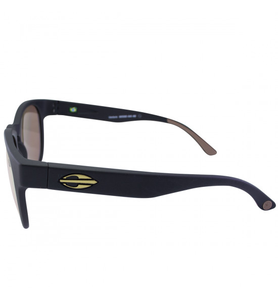 Óculos Mormaii Ventura Preto Fosco/Lente Gold Espelhada - 4