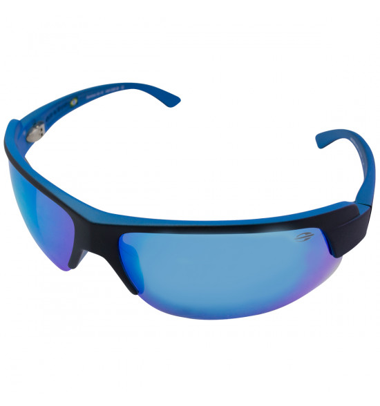 Óculos Mormaii Gamboa Air 3 Azul e Preto/ Lente Flash Azul