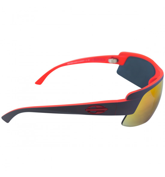 Óculos Mormaii Gamboa Air 3 Vermelho e Preto/Lente Ruby Espelhada - 3