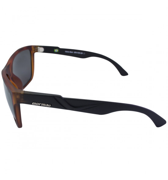 Óculos Mormaii Venice Beat Marrom e Preto/Lente Prateada - 4