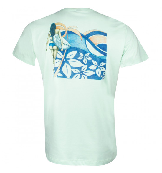 Camiseta Mormaii Surf and Girls Verde Neon - 3