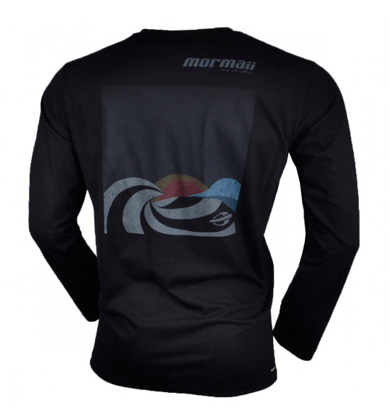 Camiseta Mormaii Winter Cool Manga Longa Preta LANÇAMENTO - 4