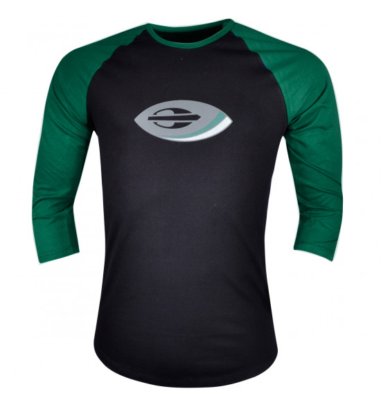 Camiseta Mormaii Surf Sensation Verde Manga 3/4 LANÇAMENTO