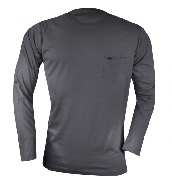 Camiseta Mormaii Cinza Chumbo Manga Longa LANÇAMENTO