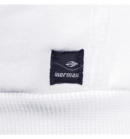 Moletom Mormaii Skate Crew Canguru Fechado Branco - 4