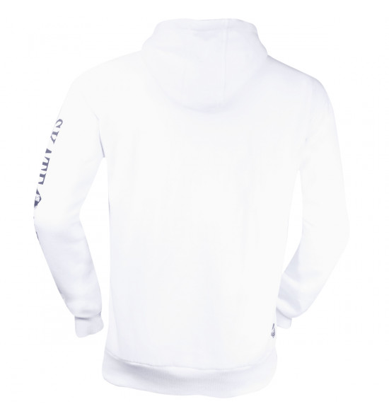 Moletom Mormaii Skate Crew Canguru Fechado Branco - 5