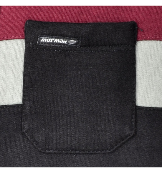 Moletom Mormaii Striped Horizon Bordô PROMOÇAO - 2