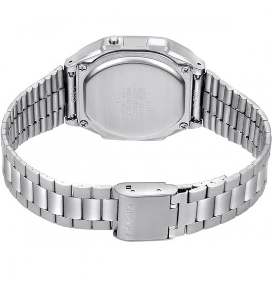 Relógio Casio Vintage A168WA-1WDF-SC Prateado - 4