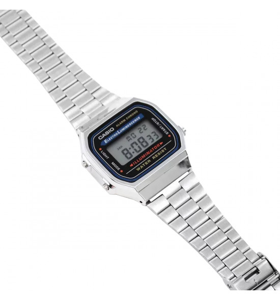 Relógio Casio Vintage A168WA-1WDF-SC Prateado - 2