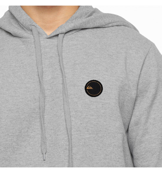 Moletom Quiksilver Canguru Basic Cinza - 3