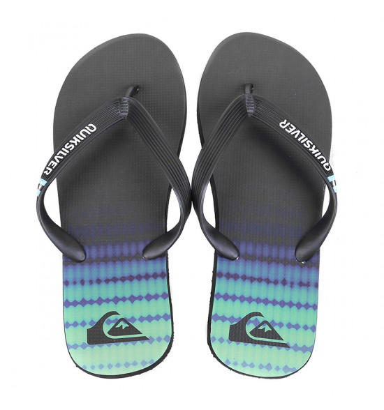 Chinelo Quiksilver Molokai Upsurge Black Green