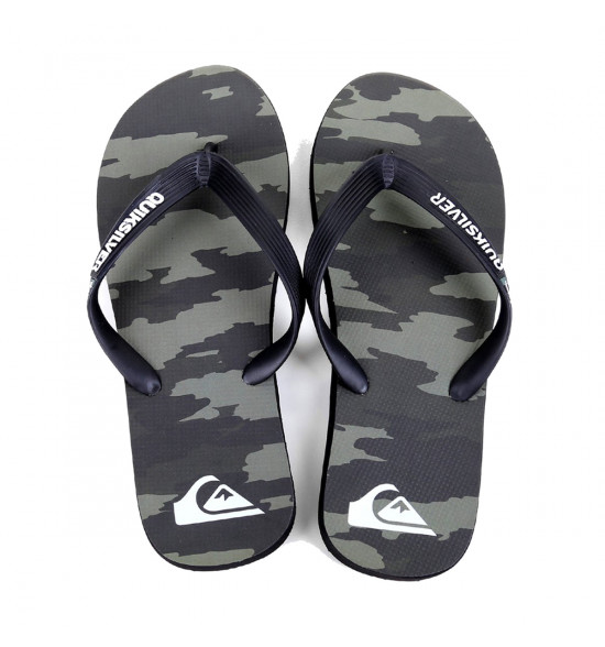 Chinelo Quiksilver Molokai Camo Green
