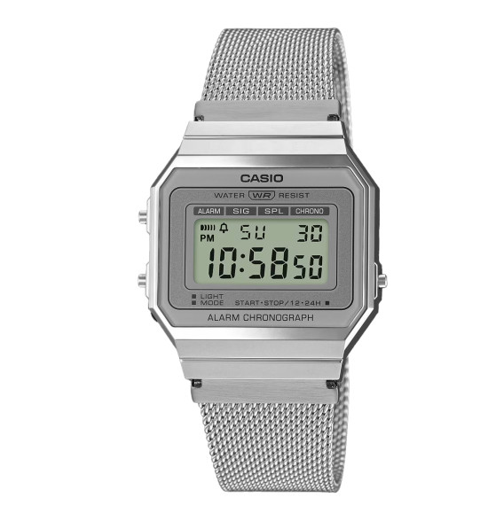Relógio Casio Vintage A700WMG-7ADF Prateado