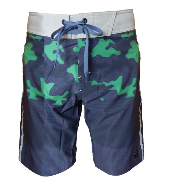 Bermuda Água Oakley Blocked-O Blue Camo Estampado