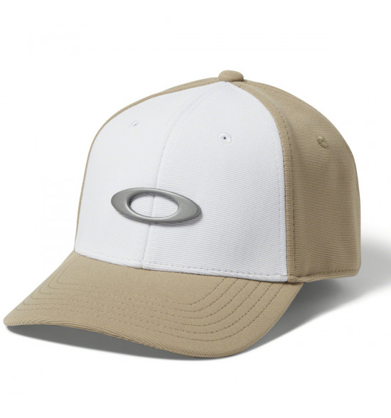 Boné Oakley Tincan Cap Rye Khaki com Branco