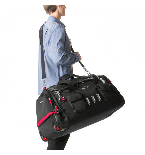 Mala Oakley Hot Tube Com Rodinhas Preta - Sink Roller LANÇAMENTO - 5