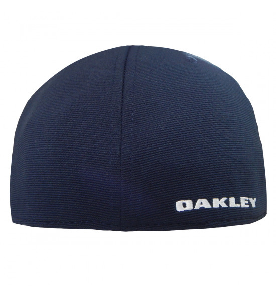 Boné Oakley Tincan Cap Azul Marinho com Branco e Logo USA - 2