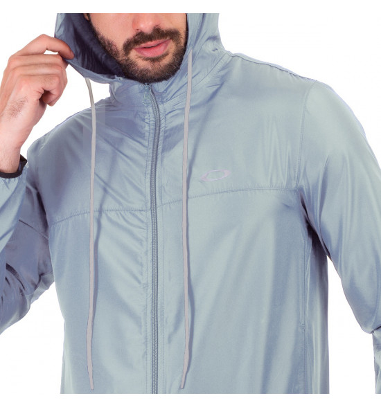 Jaqueta Oakley Windbreaker One Brand Cinza Slate - 3