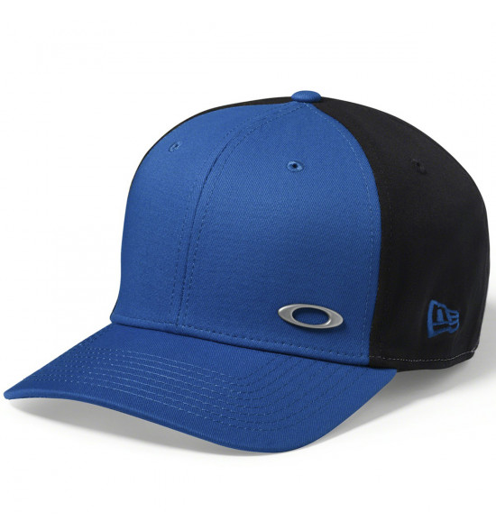 Boné Oakley Tinfoil Preto Com Azul PROMOÇAO