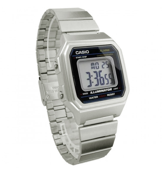 Relógio Casio Vintage B650WD-1ADF-SC Prateado - 2