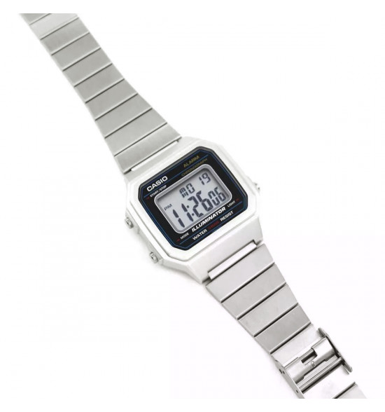 Relógio Casio Vintage B650WD-1ADF-SC Prateado - 3