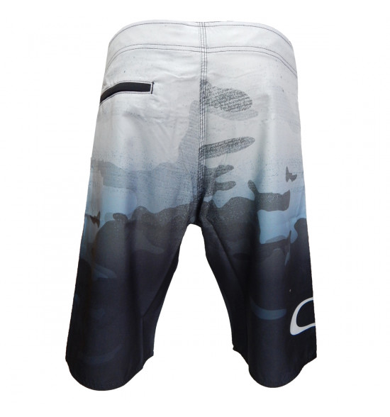 Bermuda Água Oakley Diagonal Boardshort Light Gray - 2