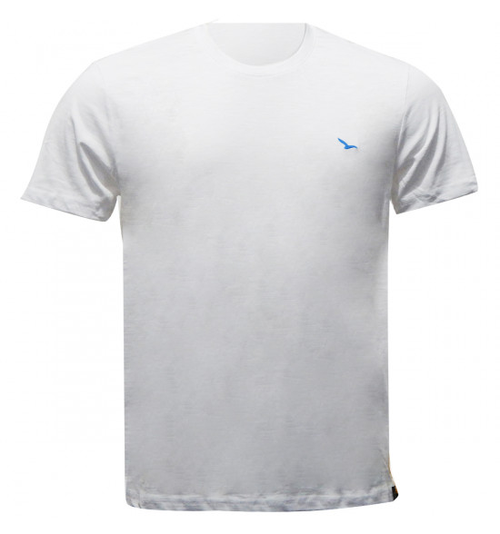 Rx Camiseta Alma De Praia Gola Redonda Branca