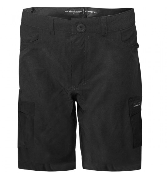 Bermuda Walk Quiksilver Rip Surf Cargo Preta