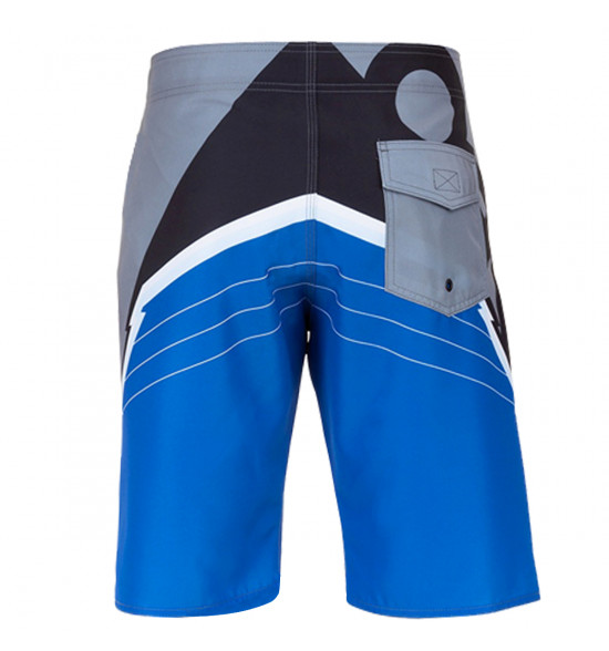 Bermuda Água Oakley B1B Blocked Cinza com Azul - 2