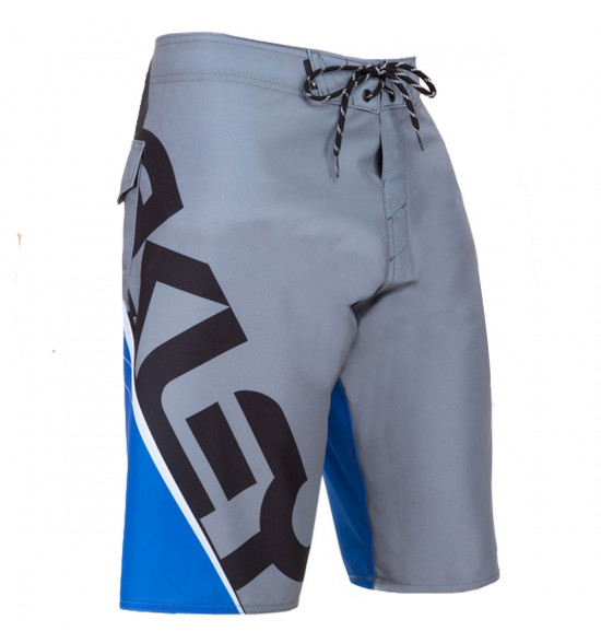 Bermuda Água Oakley B1B Blocked Cinza com Azul - 3